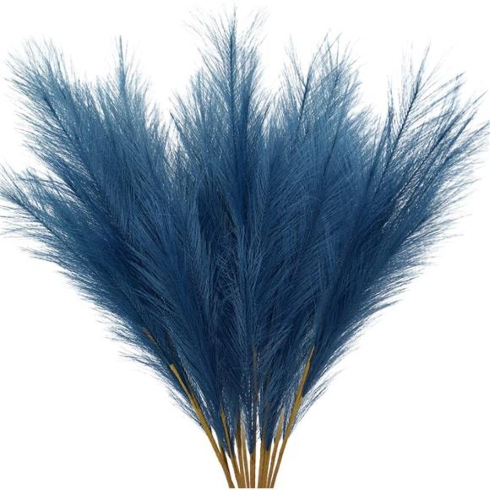 8 PCS Faux Pampas Grass 38"/3.1ftTall Artificial Pompous Grass Large Fake Pompas